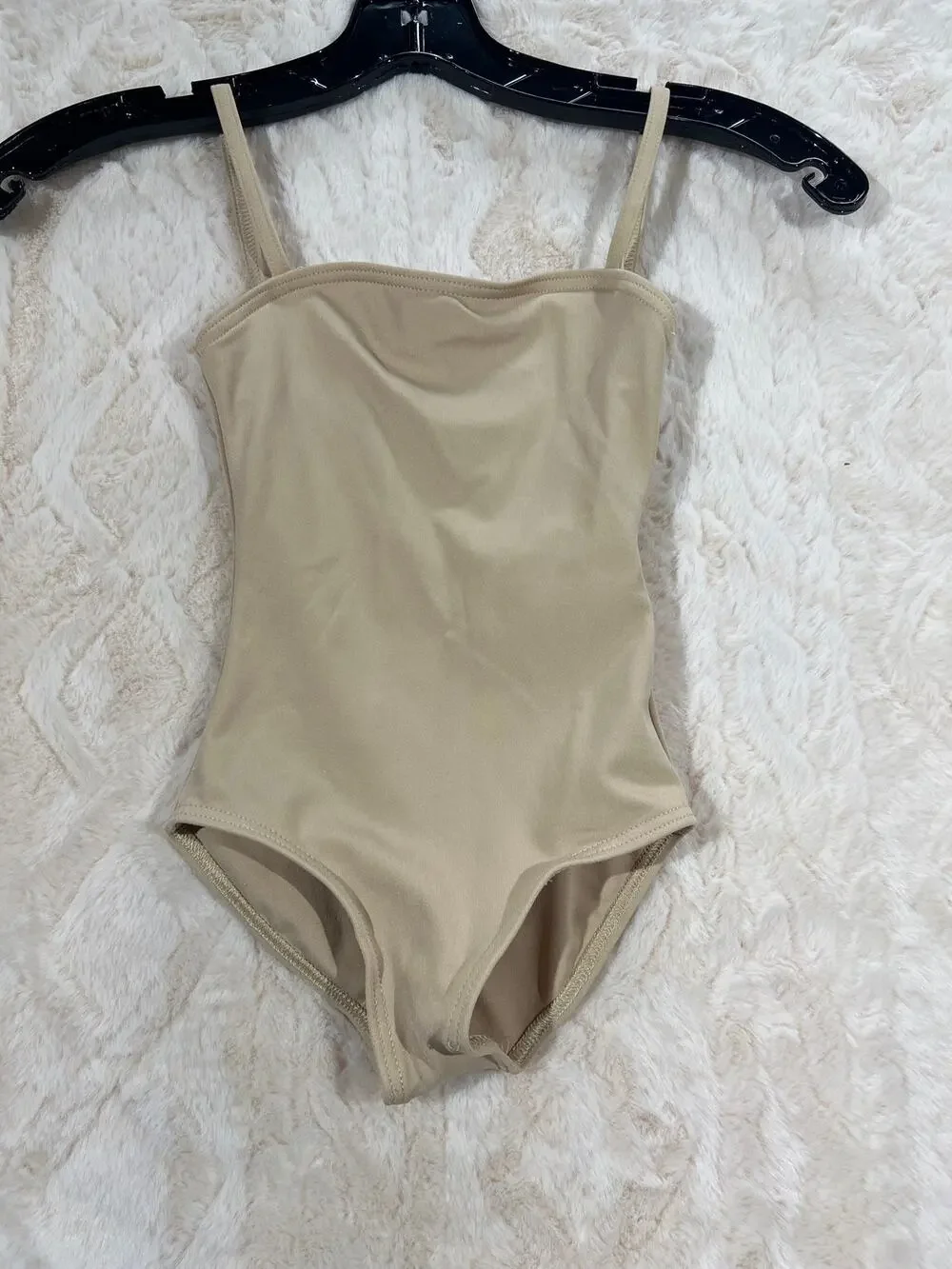 Capezio Girls Nude Ballet Leotard Child Small Dance Gymnastics EUC